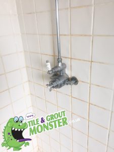dirty grout shower cubicle, belfast, Northern Ireland