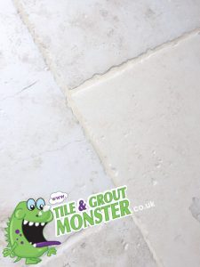 natural stone floor deep cleaned, grout monster belfast